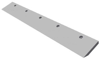Clamping bar 5-parts for Vecoplan Vecoplan VAZ