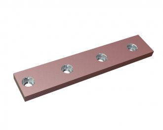 Clamping bar for stator knife 464x90x24 Hardox for Eldan FG 1500