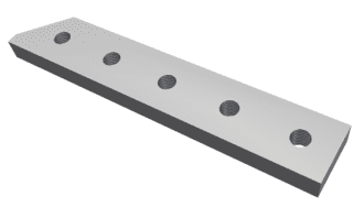 Clamping bar for Vecoplan 