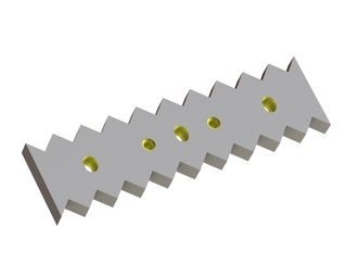 Counter knife 414x115x28 Eco Line for Vecoplan 