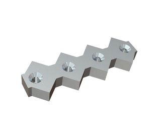 Counter knife middle 399x132x45 Premium Line for WEIMA America Inc. 