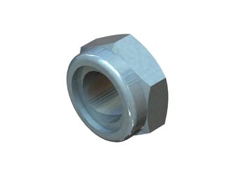 M16 Hexagonal nut, clamping part made of plastic 