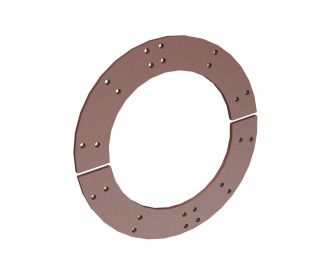 Wear ring 2-parts rotor housing Ø800x18 Hardox for MeWa | Ehehalt | Andritz MeWa | THM Recycling 