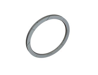 Wear ring 4-piece Ø918x47-52 for Adelmann Umwelt GmbH 