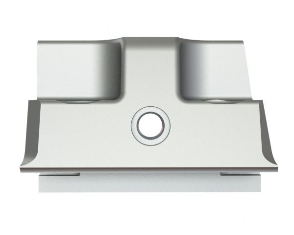 Corner knife holder, left rotor M5c for Lindner Recyclingtech Lindner Komet