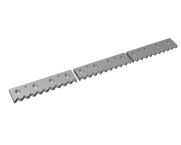 Counter knife 3-parts 1298x96x28 Premium Line for Vecoplan Vecoplan VAZ (mittlere Baureihe)