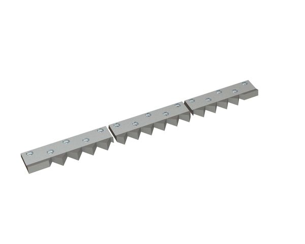 Counter knife 3-parts 1595x156x46/30 Premium Line for Zeno Zerkleinerungsmaschinen 