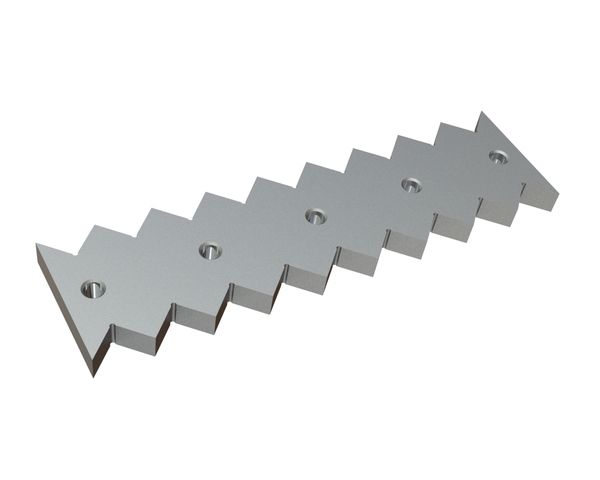 Counter knife 494x136x27 Premium Line for Lindner Recyclingtech Lindner Micromat MS