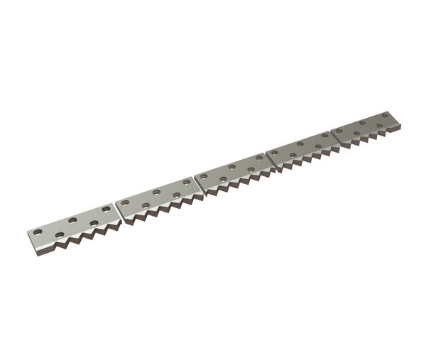Counter knife 5-parts 2494x177x43/31 Premium Line for Zeno Zerkleinerungsmaschinen 