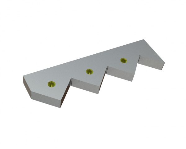 Counter knife outside 440x126x37 Eco Line for Lindner Recyclingtech Lindner Saturn