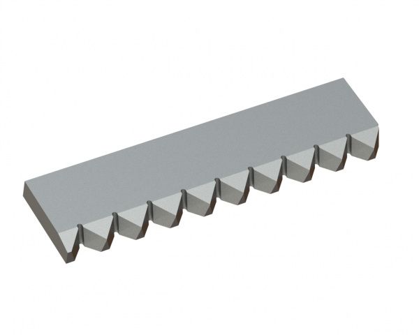Counter knife right 414x105x25 Premium Line for Vecoplan 