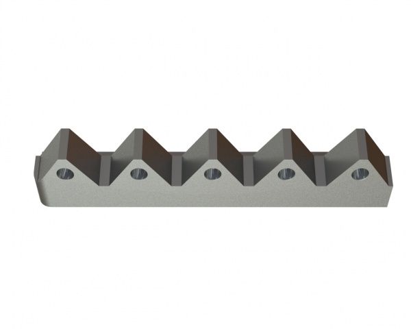 knifeholder right-side, 399x95x70 pour Eldan HR 162