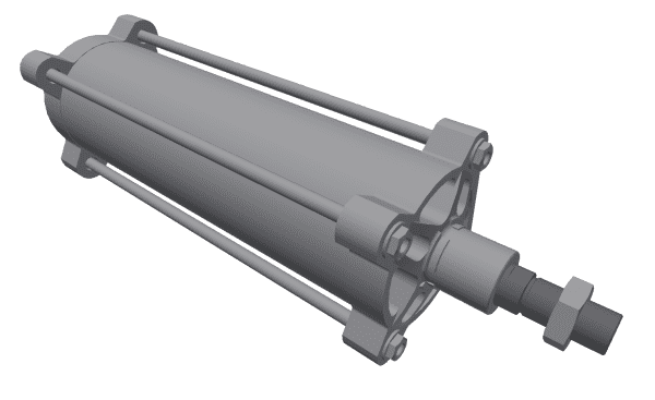 Pneumatic cylinder for Vecoplan Vecoplan VAZ
