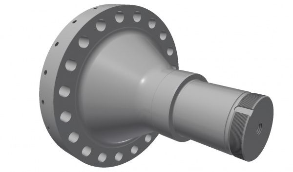Rotor shaft opposite to drive unit for Vecoplan Vecoplan VNZ
